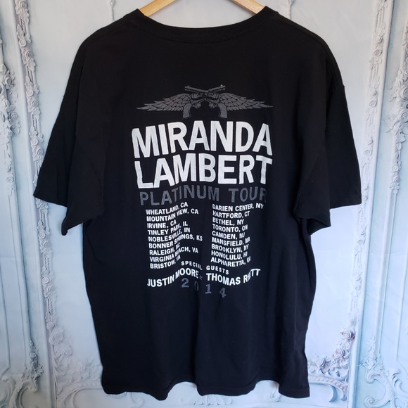 Miranda Lambert Platinum Tour 2014 Graphic T-Shirt - Picture 4 of 5
